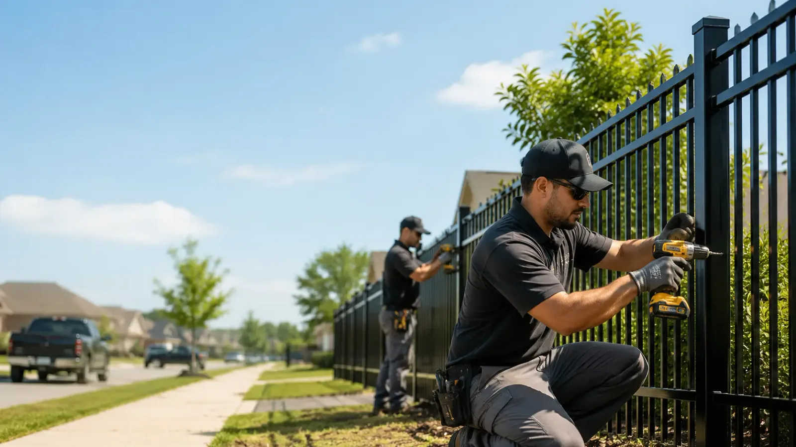 Metal Fence Installation in Aurora, MN